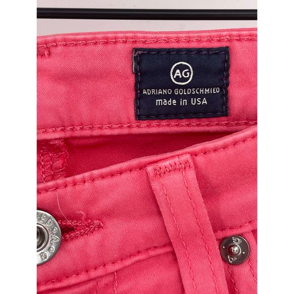 AG Adriano Goldschmied Jeans Calypso The Stilt Cigarette Women’s Size 26 Pink - Picture 3 of 12